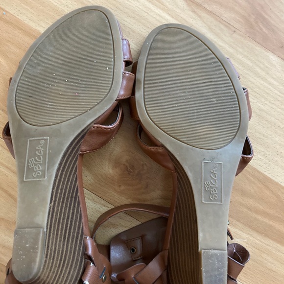 Sbicca Open Toe Heel Dress Sandals. - Picture 3 of 6